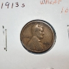 Image 2 : 1913-S Lincoln Wheat Penny - Rare Semi-Key Date! 