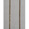 Image 3 : 14K Yellow Gold 30" Twisted Rope Necklace - Weight: 8.1g