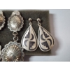 Image 4 : Western-Style Sterling Silver Dangle Earrings - TW: 17.6g