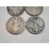Image 3 : (4) 90% Silver Walking Liberty Half Dollars: 1939, 1942, 1940, 1941 FV: $2.00