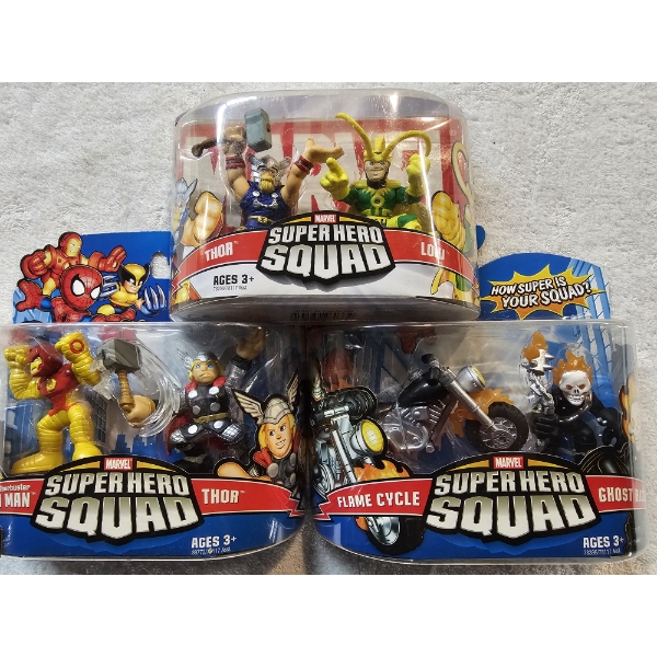 Marvel Super Hero Squad - Assortment of 6 Mini Action Figures - SEALED/NIB!!!