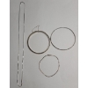 Image 1 : Sterling Silver Bracelets & Necklace - Total Weight: 20.8g