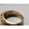 Image 3 : Stunning 14K Gold Multi-Layered Bands Scattered Stones Ring Size 7.5 Total Weight: 7.2g