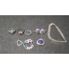 Image 1 : Sterling Silver Rings, Brooch, Bracelet & More - Total Weight: 55g