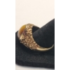 Image 2 : Vintage Men's 14K Yellow Gold Oval Cabochon Tiger's Eye Ring - Size 12 - Weight: 12.1g