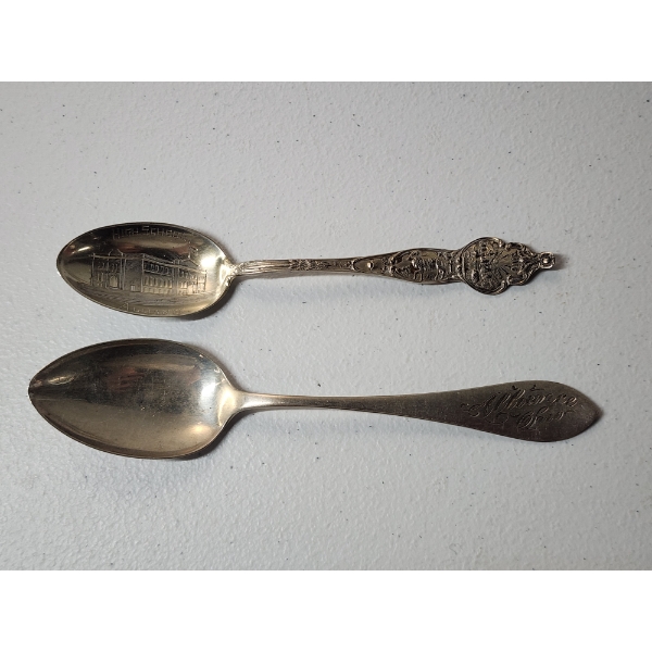 x2 Alliance Ohio Souvenir Spoons TW: 35.9