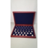 Image 3 : Morgan Mint Golden Presidential Dollar Collection In Case With (2) Extra Coins- Face Value: $39.04