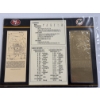 Image 2 : Authentic 1985 Super Bowl XIX NFL Football Ticket & 24K Gold Plated Ticket - Mint Condition