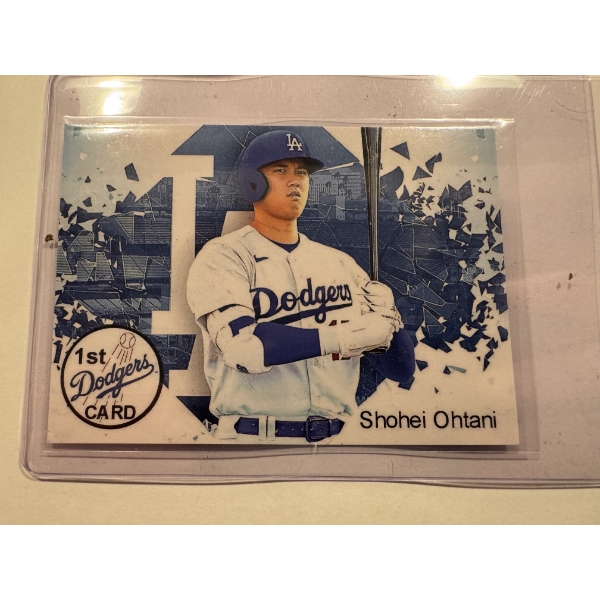 Shohei Ohtani Los Angeles Dodger First Card Limited Edition 637/1,000 - Mint Condition
