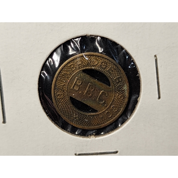 Bainbridge Bus Co. Good For One Fare Bus Token 