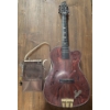 Image 1 : Tiger Guitar and Amp by Emenee - Plastic Guitar and Amp - Child Size