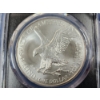 Image 9 : 2021 PCGS MS 70 Silver Eagle FDOP Type 2 - 1oz Fine Silver - Signed by Emily Damstra