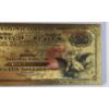 Image 4 : 1875 $10 Territorial National Bank Of Bismarck 24K Gold Foil Novelty Note In Protective Holder
