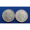 Image 1 : (2) 90% Silver Peace Dollars - 1923-S & 1923-D 