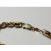 Image 2 : 14K Gold Rope Twist Bracelet 8in Total Weight: 4.9g
