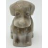 Image 1 : Adorable Degenhart Vintage Glass Dog Figurine- Lt Dapper Gray Slag