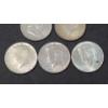 Image 3 : (1) 1963 90% Silver Franklin Half Dollar & (4) 1964 90% Kennedy Half Dollars - Face Value: $2.50