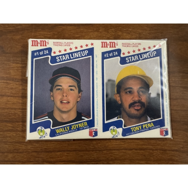 1987 M&M's Baseball Card Set - 24 Cards - Mint Condition With Ripken Card
