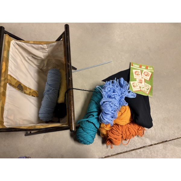 *Pick Up At Mantua Home-No Shipping Available* Yarn & Yarn Holder - Learn how to Rook 