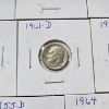 Image 7 : x11 Assorted Years United States 90% Silver Roosevelt Dime - Face Value: $1.10
