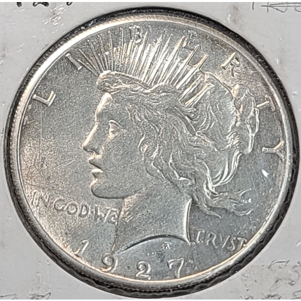 1927 90% Silver Peace Dollar - Great Condition