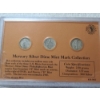 Image 10 : Three Asstd. Dimes Displays Including Mercury Dime Mint Mark Sets & Newer Roosevelt Dime Proof-Likes