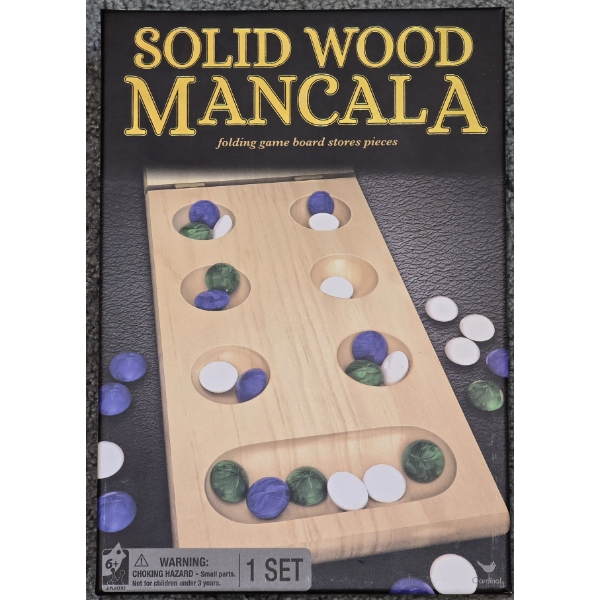 Solid Wood Mancala Game