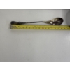 Image 6 : Vintage sterling silver olive spoon with Flowers, Scrolls and Beadwork - Lina - ~ 6.5 inches 