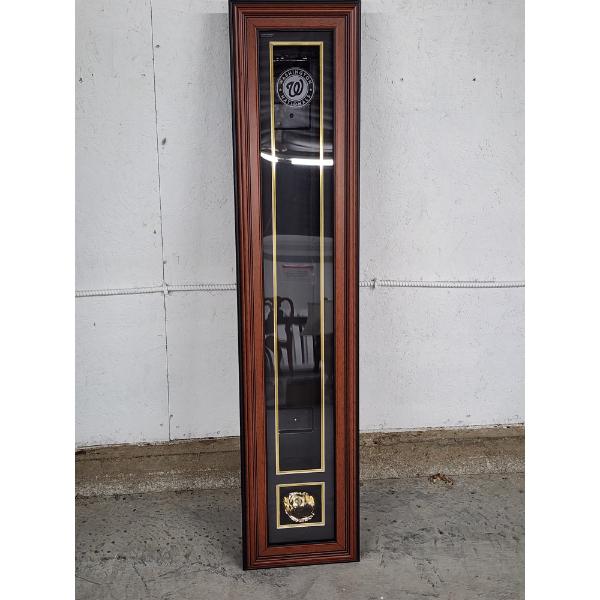 Washington Nationals Baseball Display Case For Baseball Bat and Baseball