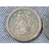 Image 2 : Two Braided Hair Large Cents - One Dated 1853 & One With Unreadable Date