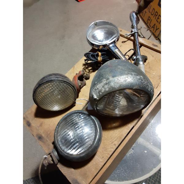 Automotive - Vintage Tear Drop Group Spotlights - See Pics 