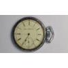 Image 1 : Silver Illinois Watch Co Size 16s 17J Open Face Pocket Watch - Working Condition - Weight: 88.2g