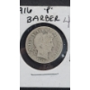 Image 6 : Assorted Years/Mint Marks U.S Barber 90% Silver Dimes - 1907-O, 1909, 1912-D, 1914, 1916 - FV: $0.50