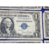 Image 7 : x6 United States $1 Blue Seal Silver Certificates FV: $6.00