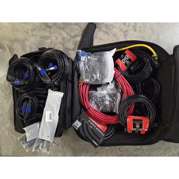 Two New Gig Bags With New Speaker Power/Splitter Cables & More -No Shipping Available 