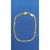Image 2 : 14K Yellow Gold 8" Twisted Rope Bracelet - Weight: 7.2g