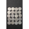 Image 1 : Assorted Years/Mints 90% Silver Barber, Standing Liberty & Washington Quarters - Face Value: $5.00