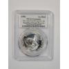 Image 1 : PCGS Genuine 1986 Engelhard "The American Prospector" Eagle Reverse 1 Troy Oz .999 Silver Round 