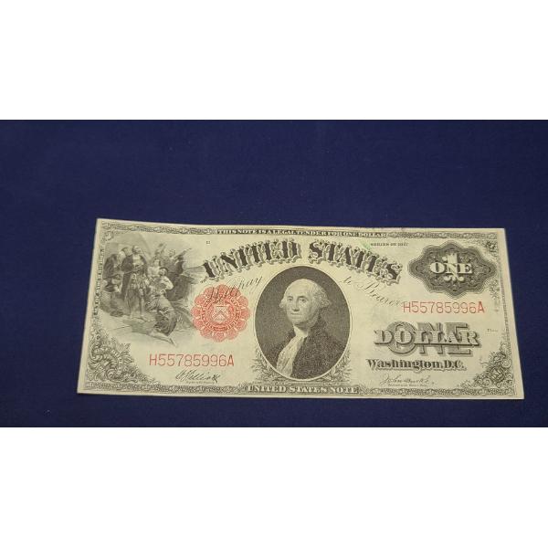 $1 1917 United States Legal Tender Large Note Fr#37  Elliott/Burke pp H - Like Uncirculated!