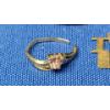 Image 11 : Assorted 10K Gold Jewelry Pieces Including Necklace Pendant & Two Rings - Weight: 2.7g 