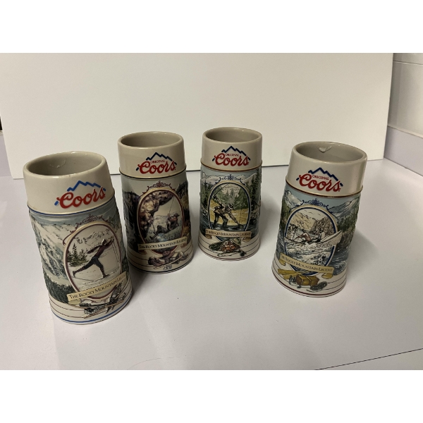 4 Coors Mugs