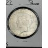 Image 3 : 1922 Silver Peace Dollar - 90% Silver - In Coin Holder - Mintage 17,475,000