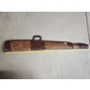 Image 1 : Vintage Two-Tone Leather Soft-Lined Zip-Up Rifle Case ~52in