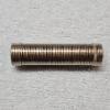 Image 1 : 1 Roll ($.50) of Assorted Lincoln Pennies in Plastic Coin Storage Tube