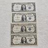 Image 1 : Four U.S. One Dollar Silver Certificates FV: $4.00
