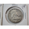 Image 4 : Three 90% Silver U.S. Half Dollars: 1942 Walking Liberty, 1954-D & 1960-D Franklin FV: $1.50