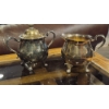 Image 1 : 2 Pcs Siulver Plate Creamer & Lidded Sugar As Shown 2nd Of 2 Offered Nice Cond