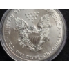 Image 3 : 1 Oz .999 Fine Silver 2018 American Eagle Round in Capsule Protector