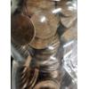 Image 2 : 860 Grams of Assorted United States Pennies in Vintage Jar ~ UNSEARCHED ~ MANY WHEATS & COPPERS ~ 