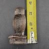 Image 2 : Vintage Uranium Degenhart Glass Wise Owl On Books Figurine - New Violet